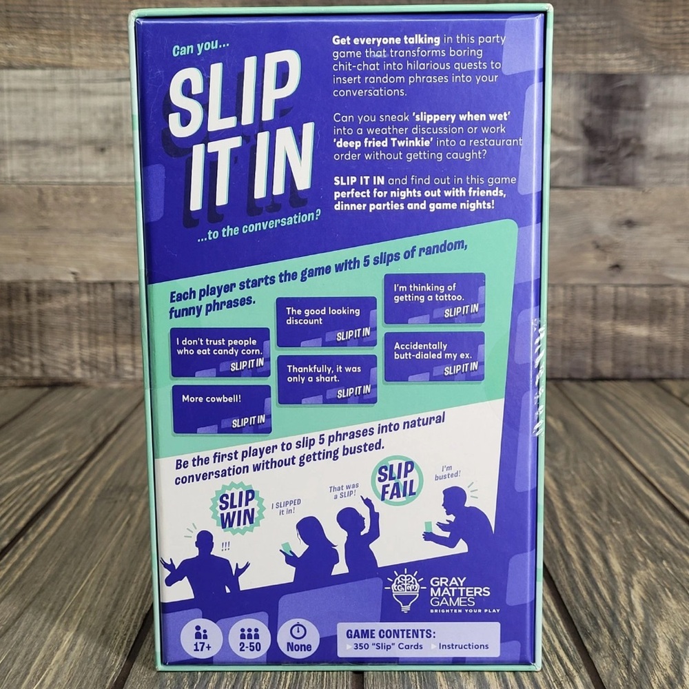 Slip It In Card Game - Purple - Picture 2 of 6